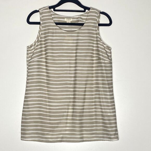 J. Crew Tops - New J. Crew Cross Back Satin Tank Top Women's Size 0